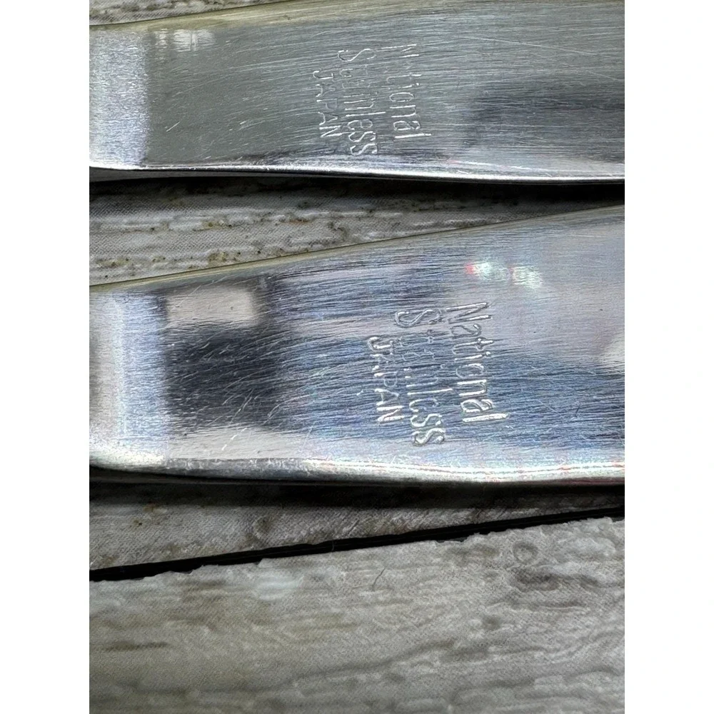 18 Japan National Stainless NST10  Flatware Forks Spoons